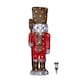 image 1 of 65cm Light up Acrylic Christmas Nutcracker Decoration with 80 White LEDs