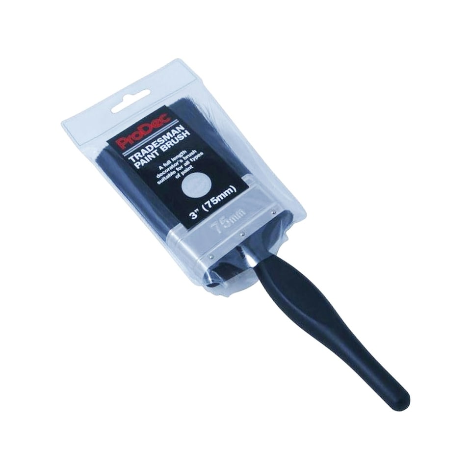 image 1 of ProDec Tradesman Brush - Black - 50mm