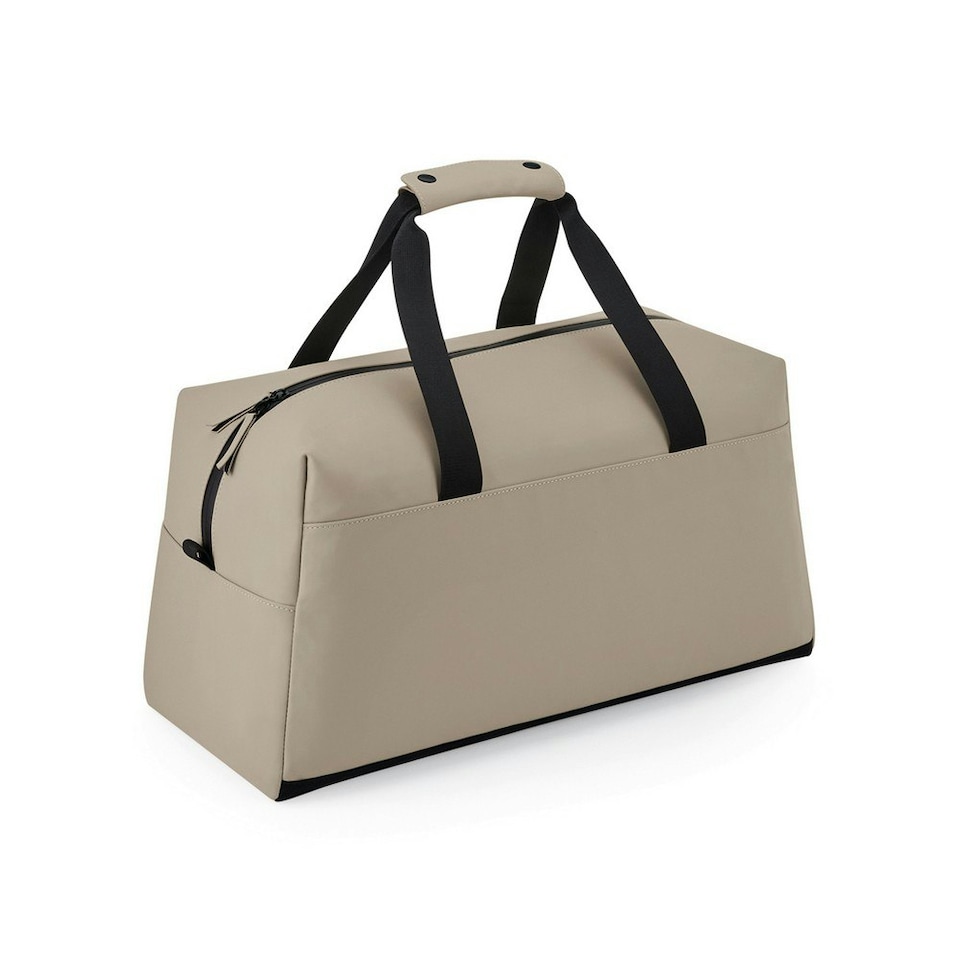 Bagbase PU Duffle Bag - Clay - One Size Grey | One Size