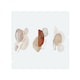 image 1 of Ivory, beige watercolor Illustration and gold elements Designer Splash Back | White