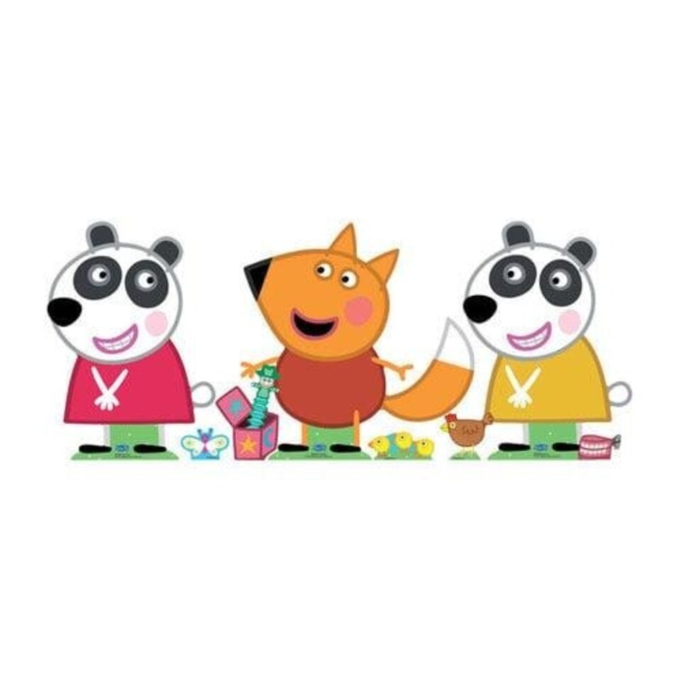 image 1 of Freddy and Panda Twins (Peppa Pig) Cardboard Cutouts Decoration Pack