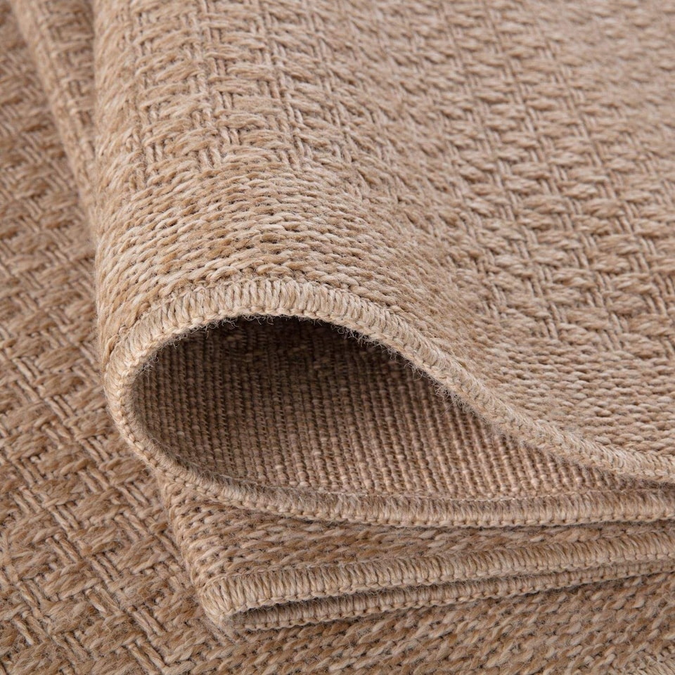 image 1 of The Rugs Nature Collection Plain Design Outdoor Rugs in Beige | 5000N