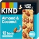 image 1 of KIND Bars, Gluten Free Snack Bars, Almond & Coconut, High Fibre, Healthy Snack, No Artificial Colours, Flavours or Preservatives, Multipack 12 x 40g