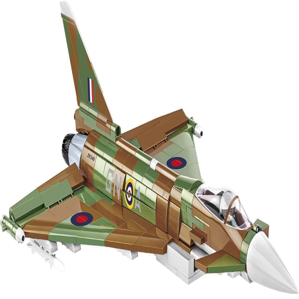 image 1 of RAF Typhoon FGR4 "Gina" brick plane model - COBI 5843 - 577 bricks
