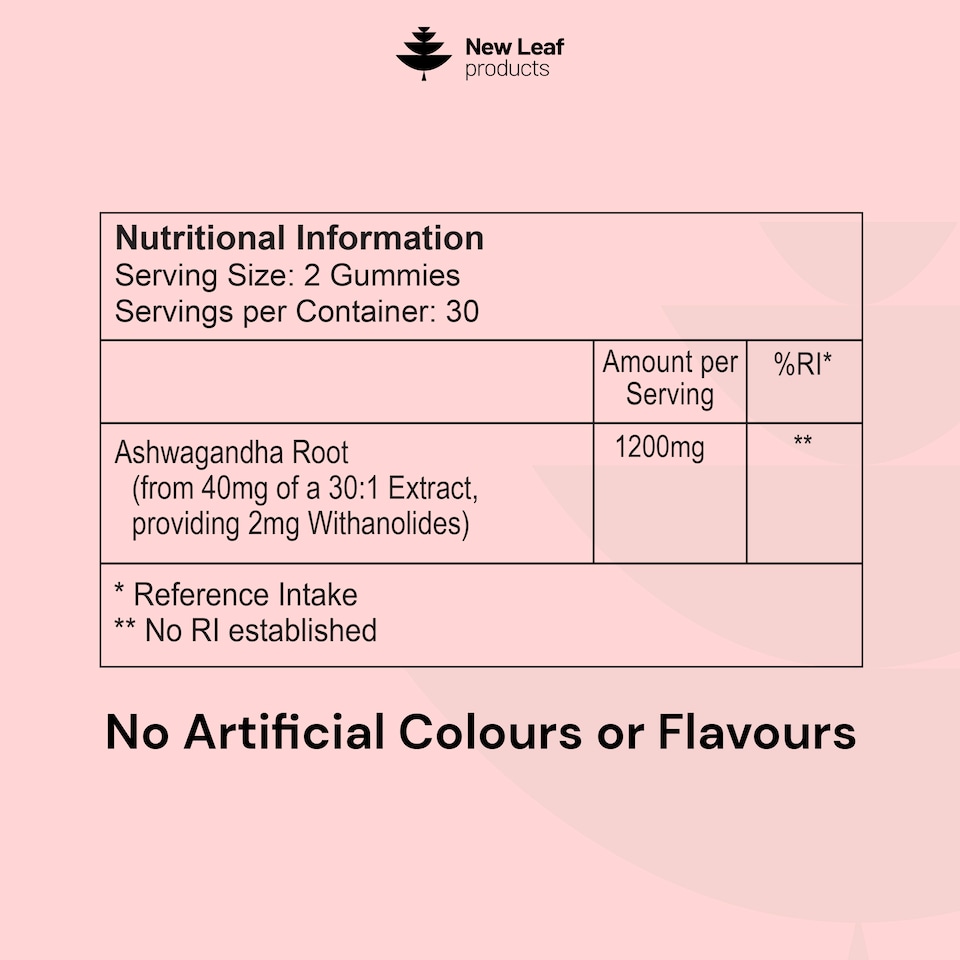 image 1 of Ashwagandha Gummies 1200mg - High Strength 5% Withanolides