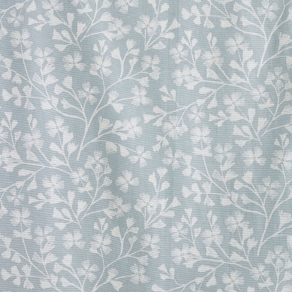 image 1 of Catherine Lansfield Brooke Floral Lined Eyelet Curtains