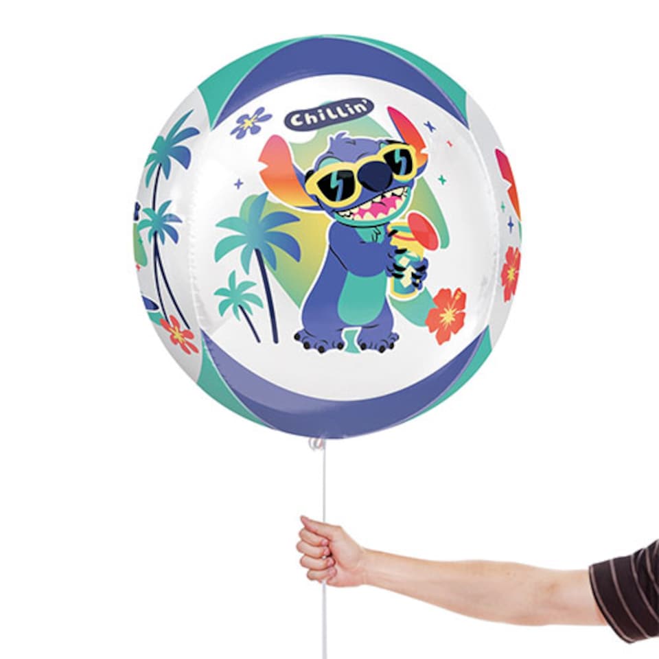 image 1 of Stitch Disney Lilo & Stitch Orbz Foil Helium Balloon 38cm / 15 in | Multi