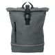image 1 of MidOcean Laptosa Roll Top PU Laptop Backpack - Stone Grey - One Size Black