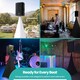 image 8 of Double-Sided Stretch Tripod Speaker DJ Stand Cover - Pack of 10