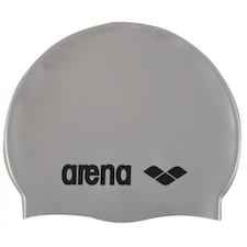 Arena Childrens/Kids Classic Silicone Swim Cap - Silver - One Size