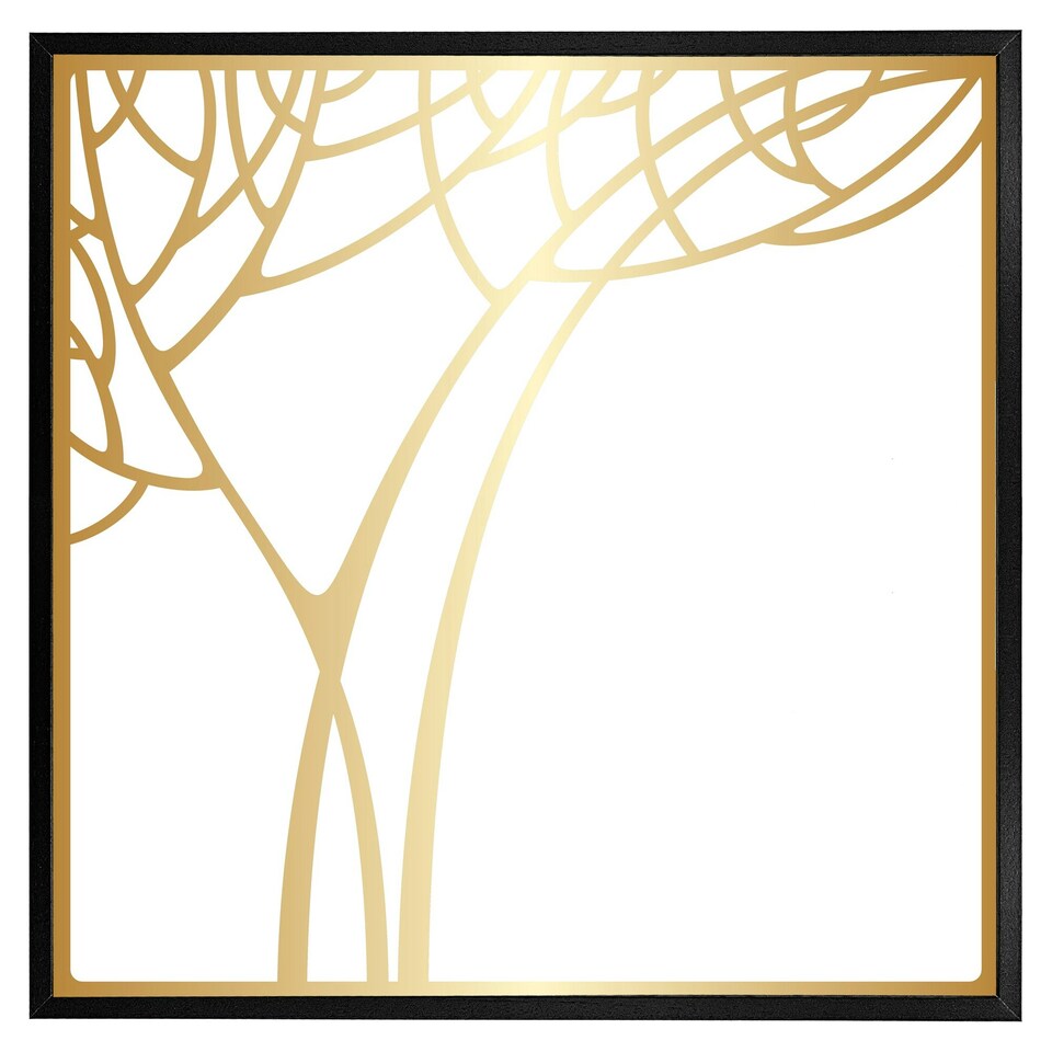 image 1 of Golden tree (Picture Frame) White | S