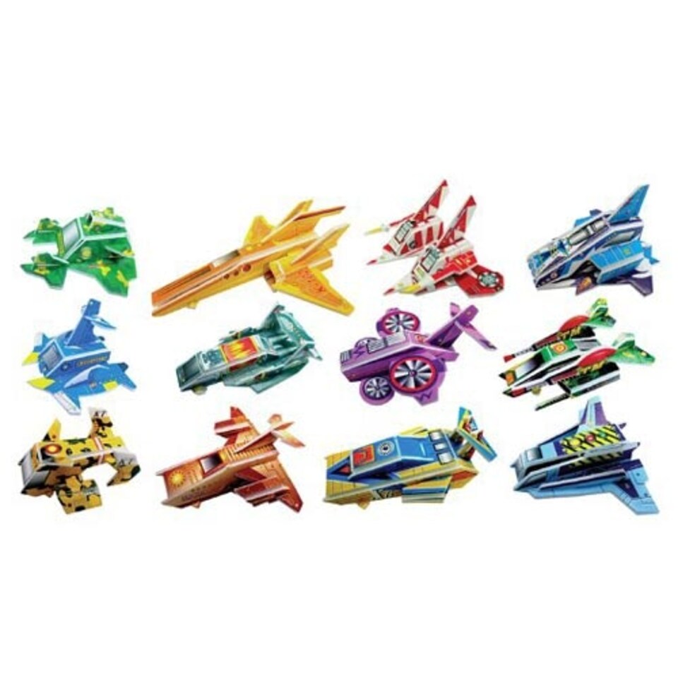 Assorted 3D Spaceship Puzzle 10cm