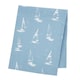 image 1 of Catherine Lansfield Salcombe Boats Cotton Table Cloth | Blue | 137 x 178 cm