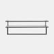 image 1 of OHS Towel Rail Bathroom Shelf Space Saving Storage Unit Wall Mounted