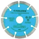 image 2 of 115mm 4-1/2in Segmented Diamond Cutting Disc Blade Stone Brick Angle Grinder 5pc