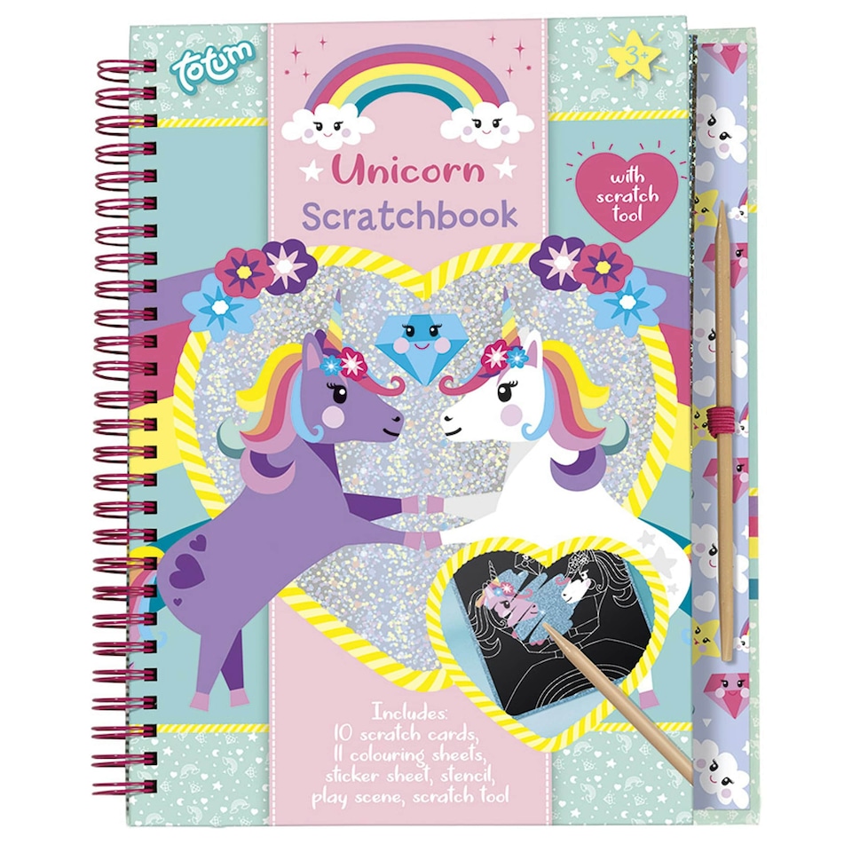 image 1 of Totum Unicorn Scratchbook