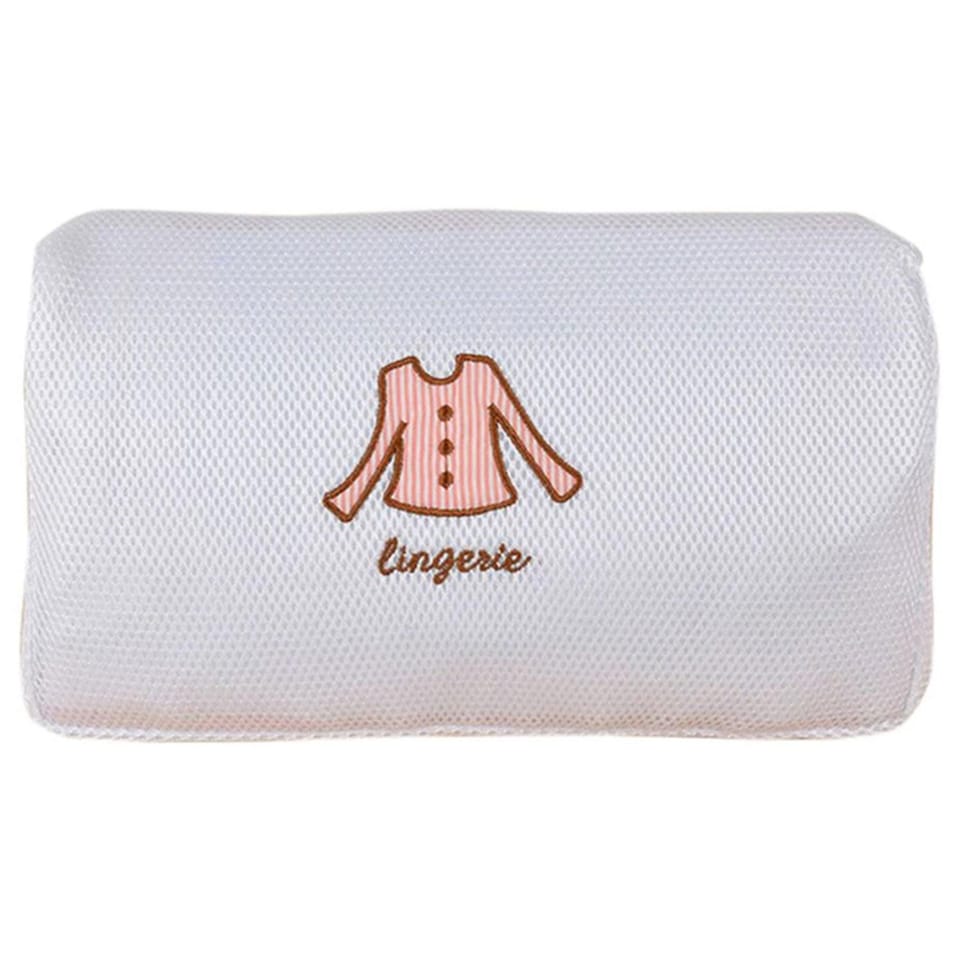 image 1 of Haven Zippered Mesh Laundry Coat Wash Bags, White