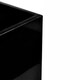image 2 of Primrose Black Gel Coat Plant Pot Tall Flared Square Fibreglass 60cm x 34cm
