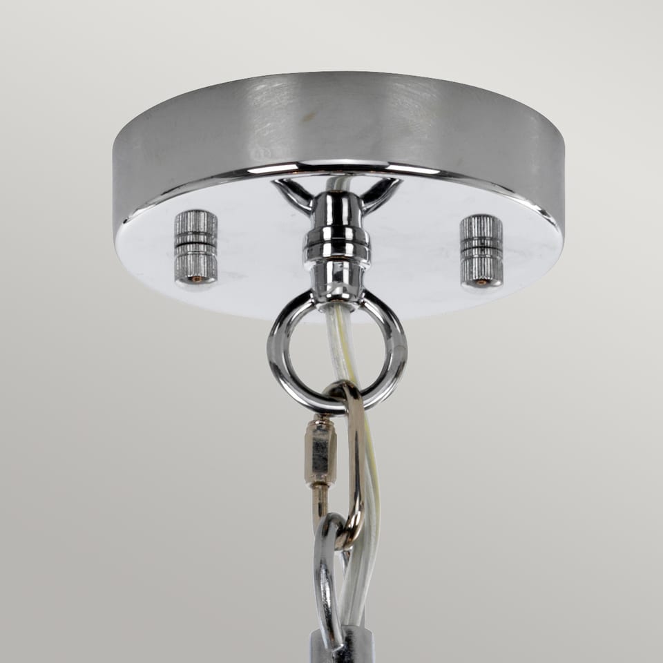 image 1 of Shoal 1 Light Pendant, Polished Nickel, E27