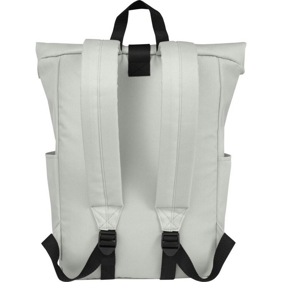 image 1 of Unbranded Byron Roll Up 18L Backpack - Light Grey - One Size | Grey