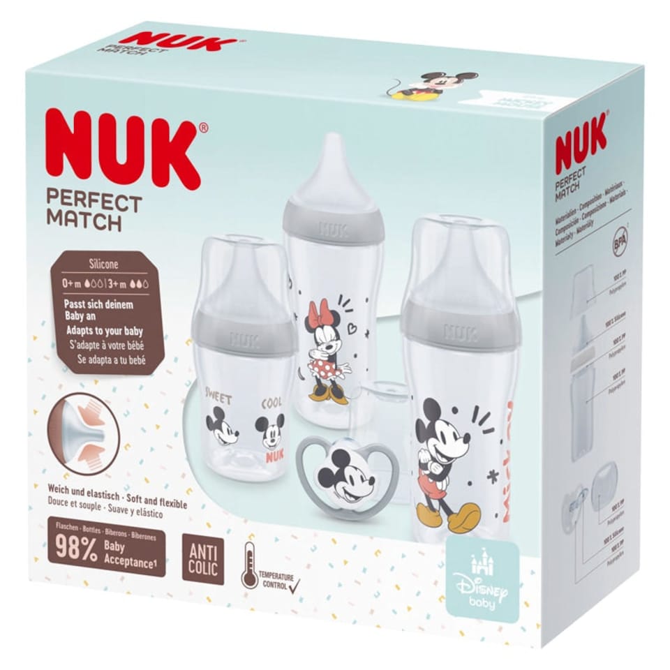 image 1 of NUK Perfect Match Starter Set Disney Mickey