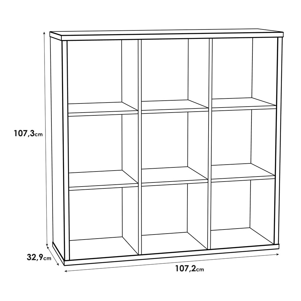 image 1 of Mauro 3x3 Storage Unit in Sand Oak