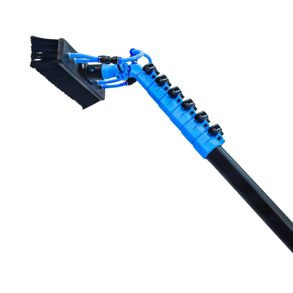image 1 of Aquaspray® 30ft Water-fed Telescopic Extendable Window Cleaning Pole Black
