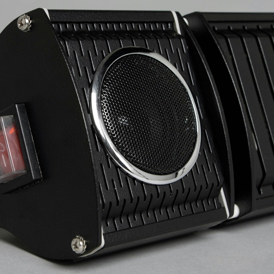 image 1 of BHS 2000W Wall Radiant Heater with Speaker, Black