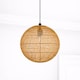 image 6 of CGC ARIBA Brown 35cm Round Rattan Weave Lampshade