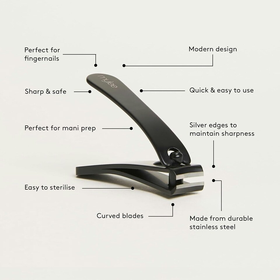 image 1 of Mylee Small Nail Clipper - Black