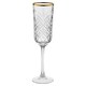 image 4 of Timeless Champagne Flutes With Gold Rim Party Glassware Gift Set 175ml | Clear | Clear | Set of 8
