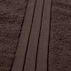 image 3 of OHS 4 x Soft Luxury 100% Cotton 500GSM Bathroom Bath Towels, 70x115cm - Chocolate