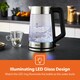 image 6 of GEEPAS Electric Kettle 2 Slice Bread Toaster & Microwave Kitchen Set