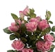 image 6 of Artificial Pink Luxury Realistic Rose Bush