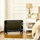 image 2 of HOMCOM Mica Electric Space Heater, Portable Heater, 2 Heat Settings, Black