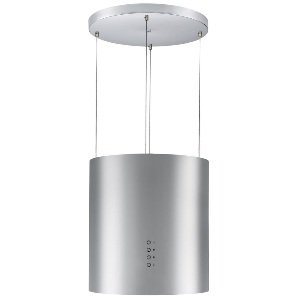 image 1 of Cookology 35cm Stainless Steel Cylinder Island Cooker Hood - Energy Rating A++