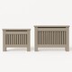 image 1 of Neo Grey Belgravia Decorative Radiator Cover Cabinet | Grey | Grey | S