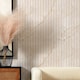 image 3 of Fluted Marble Panel Wallpaper in Cream | Cream | Cream & Gold | 50cm x 10m