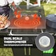 image 6 of Outsunny 9.5 kW Gas Barbecue with 3+1 Burner, Storage Cabinet and Shelves