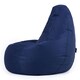 image 3 of icon Recliner Indoor Outdoor Bean Bag Navy Blue Bean Bag Chair Blue
