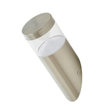 BHS Asher Outdoor Wall Light, Stainless Steel