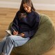 image 6 of Kingston Beanbag Corduroy Sage Green | Green | Sage Green | 1