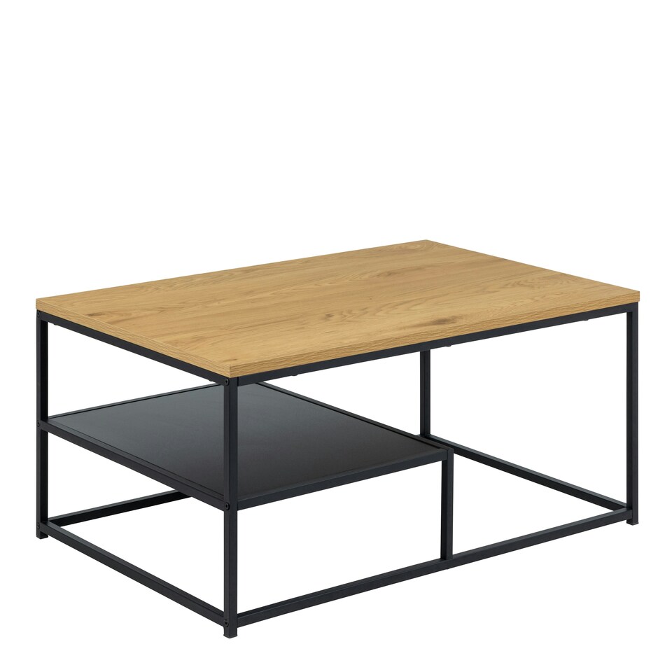 image 1 of Gila Coffee Table with Open Shelf in Oak