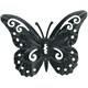 image 5 of Set of 4 Green Small Metal Butterflies Garden/Home Wall Art Ornament
