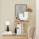 image 4 of SoBuy FRG92-WN,Floating Shelf Wall Shelf with Drawer | White | White | 1