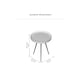 image 7 of Chervey Round Solid Mango Wood Side Table with Tri-Pin Legs Small
