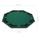 image 3 of HOMCOM 1.2m/48 Inches Foldable Poker Table Top 8 Players Blackjack Tables Chip Trays