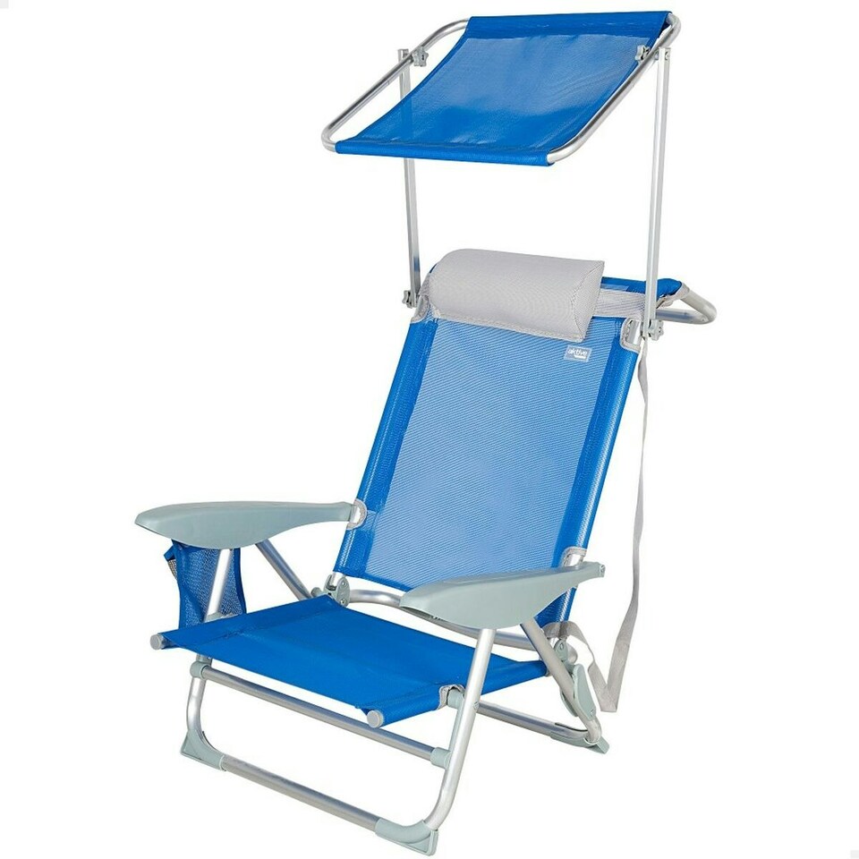 image 1 of Beach Chair Aktive Blue 47 x 67 x 43 cm (2 Units) N/A