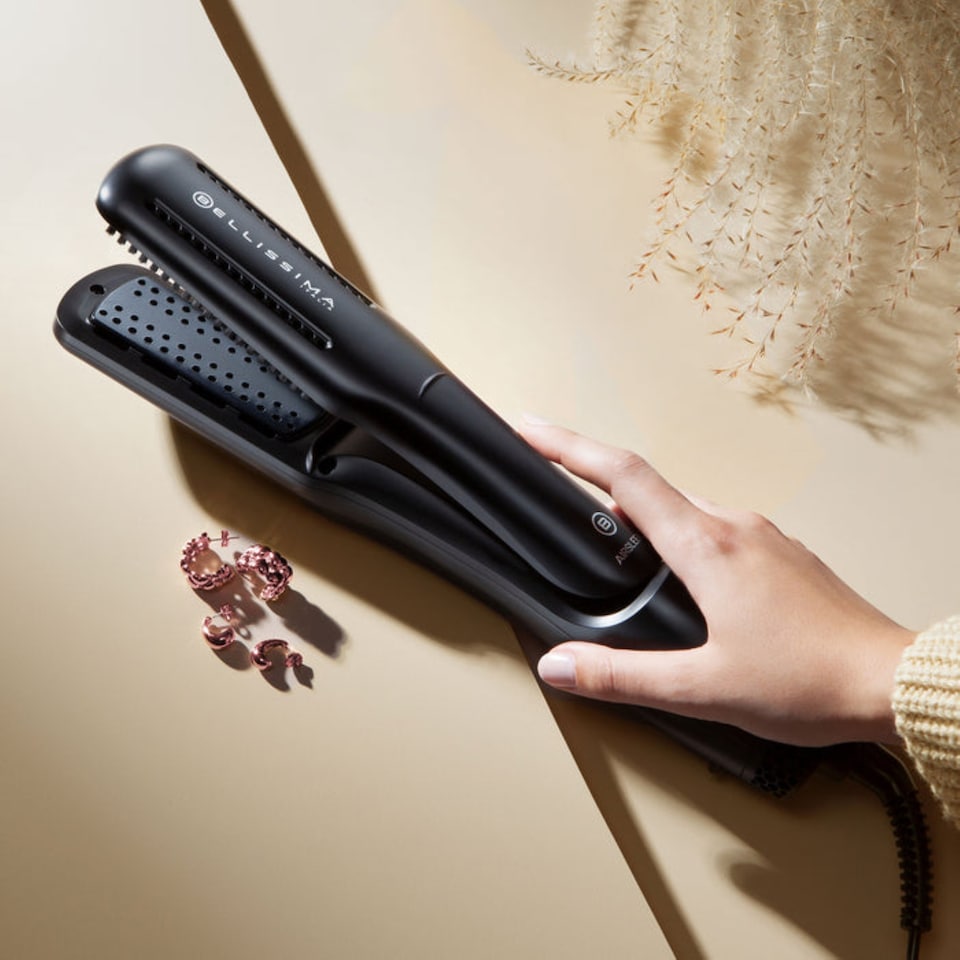 image 1 of Bellissima italia 11989 Air Sleek 2 in 1 Hair Straightener