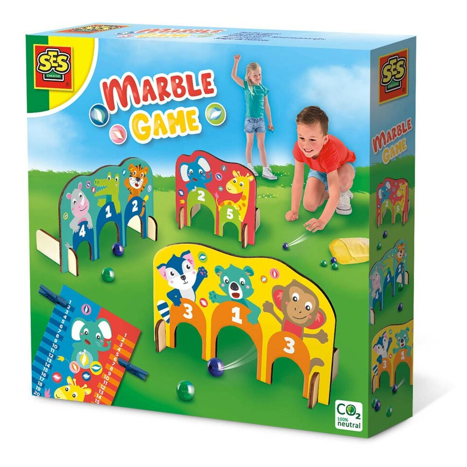 image 1 of SES CREATIVE Wooden Arch Boards Marble Game